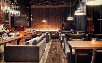 Decorative laminates for restaurant interior by Greenlam Industries