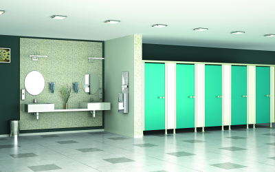 benefits of smart restroom cubicle designs by Greenlam Industries