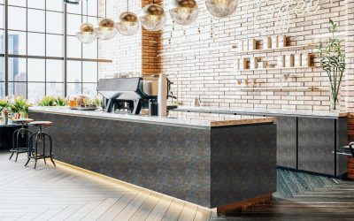 Wood and stone effect kitchen laminates for a natural aesthetic by Greenlam Industries
